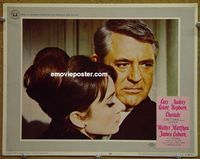 K694 CHARADE lobby card #2 R68 Cary Grant, Audrey Hepburn