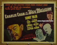 K083 CHARLIE CHAN AT THE WAX MUSEUM title lobby card '40 Sidney Toler