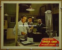 K701 CHARLIE CHAN IN THE SECRET SERVICE #3 lobby card '43 Toler