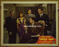 K699 CHARLIE CHAN IN THE SECRET SERVICE #7 lobby card '43 Fong