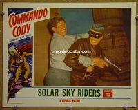 K726 COMMANDO CODY color ch#10 lobby card '53 sci-fi serial!