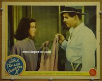 K728 COMRADE X lobby card '40 Clark Gable, Hedy Lamarr