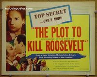 K094 CONSPIRACY IN TEHERAN title lobby card '48 Kill Roosevelt!