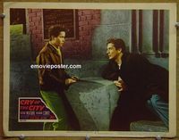 K753 CRY OF THE CITY lobby card #6 '48 film noir, Victor Mature