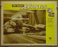 K777 DEADLY MANTIS lobby card #7 R64 close up of monster!