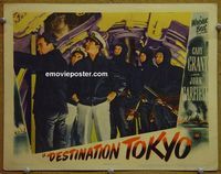 K784 DESTINATION TOKYO lobby card '43 Cary Grant, John Garfield
