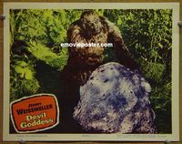 K787 DEVIL GODDESS lobby card '55 great giant ape image!