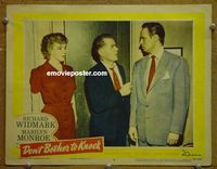 K807 DON'T BOTHER TO KNOCK lobby card #2 '52 Marilyn Monroe