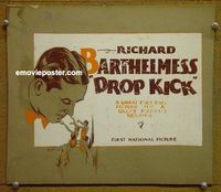 K120 DROP KICK local theater hand painted title lobby card '27