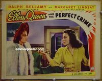 K831 ELLERY QUEEN & THE PERFECT CRIME lobby card '41 Lindsay