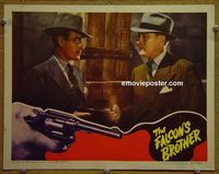 K849 FALCON'S BROTHER #3 lobby card '42 Conway & Sanders closeup!