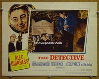 K856 FATHER BROWN DETECTIVE lobby card #8 '54 Alec Guinness