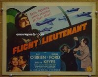 K144 FLIGHT LIEUTENANT title lobby card '42 Pat O'Brien, Glenn Ford
