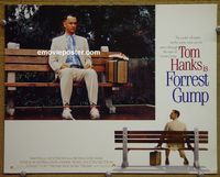 K880 FORREST GUMP lobby card '94 Tom Hanks w/box of chocolates!