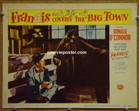 K882 FRANCIS COVERS THE BIG TOWN lobby card #5 '53 talking mule!