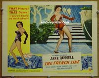 K886 FRENCH LINE lobby card #4 '54 Jane Russell sexy dancing
