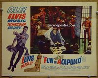 K898 FUN IN ACAPULCO lobby card #4 '63 Elvis Presley in Mexico!