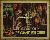 K574 ATTACK OF THE GIANT LEECHES lobby card #8 '59 monster card!