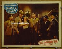 K940 GOLDEN EYE lobby card '48 Roland Winters as Charlie Chan!