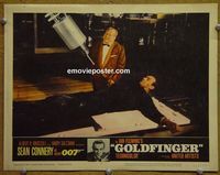 K943 GOLDFINGER lobby card #8 '64 I expect you to die!
