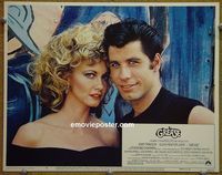 K962 GREASE lobby card #6 '78 Travolta, Newton-John closeup!