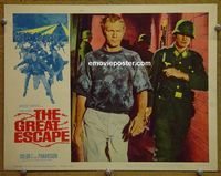 K965 GREAT ESCAPE lobby card #1 '63 Steve McQueen close up!