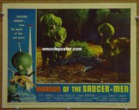 L079 INVASION OF THE SAUCER MEN lobby card #3 '57 cabbage heads!
