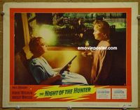 L331 NIGHT OF THE HUNTER lobby card #8 '55 Mitchum with Gish!