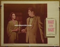 L336 NIGHT UNTO NIGHT lobby card #6 '49 Ronald Reagan close up!