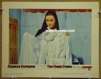 L350 NUN'S STORY lobby card #1 '59 Audrey Hepburn in nun's garb!