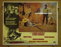 L362 ONCE UPON A TIME IN THE WEST lobby card #3 '68 Sergio Leone