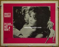 L368 ONLY FOR LOVE lobby card #6 '63 Brigitte Bardot close up!