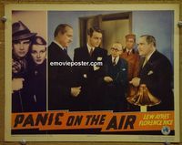 L383 PANIC ON THE AIR lobby card '36 Lew Ayres, Florence Rice
