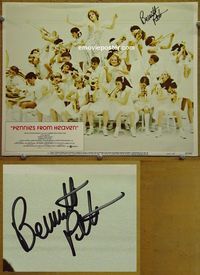 K484 PENNIES FROM HEAVEN personally signed (autographed) lobby card #6 '81 B. Peters