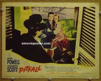 L408 PITFALL lobby card #5 '48 Dick Powell, Lizabeth Scott