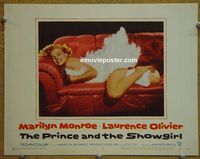 L423 PRINCE & THE SHOWGIRL lobby card #6 '57 Monroe in feathers!