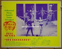 L427 PRODUCERS lobby card #8 '67 Mel Brooks, dancing Hitler!