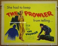 K312 PROWLER title lobby card '51 Joseph Losey, Evelyn Keyes