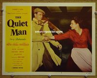 L435 QUIET MAN lobby card #3 '51 John Wayne, Maureen O'Hara