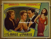 L437 RAGE OF PARIS lobby card '38 Danielle Darrieux