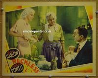 L446 RECKLESS lobby card '35 Jean Harlow, William Powell