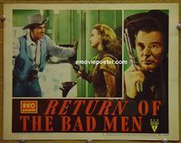 L453 RETURN OF THE BAD MEN lobby card #6 '48 Randolph Scott
