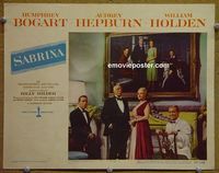 L482 SABRINA lobby card #7 '54 Humphrey Bogart
