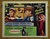 L483 SABRINA lobby card R65 Audrey Hepburn, William Holden