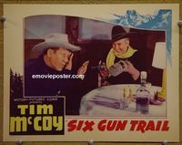 L562 SIX GUN TRAIL lobby card '38 Tim McCoy
