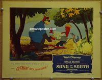 L592 SONG OF THE SOUTH lobby card #3 R56 Br'er Bear, Fox, Rabbit!