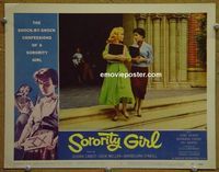 L596 SORORITY GIRL lobby card #3 '57 bad girls after school!