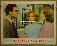 L642 SUNDAY IN NEW YORK lobby card #2 '64 Jane Fonda
