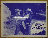 L646 SUNSET IN EL DORADO lobby card R54 Roy Rogers