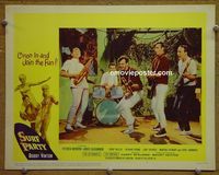 L648 SURF PARTY lobby card #8 '64 cool rock band image!